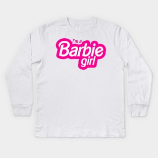 Barbie Girl Kids Long Sleeve T-Shirt